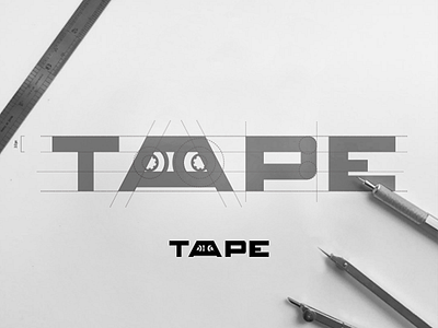 Tape - progress art design font graphic icon logo typography web