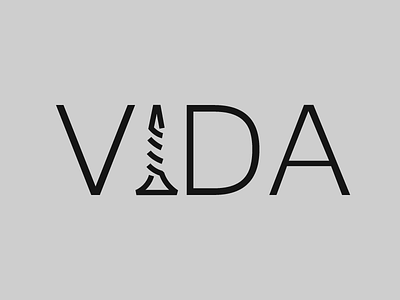 VIDA - SCREW art brand design graphic icon logo typography