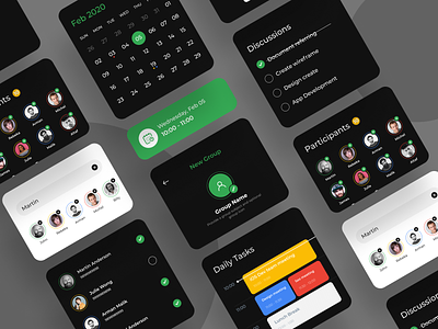 App elements app app card app design cards design profile ui ux