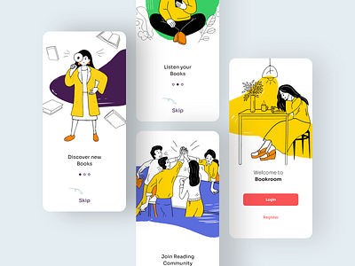 Onboarding Screen app design app illustration mobile onboarding onboarding screen ui uidesign