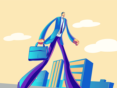 Heading back to the office artist corporate corporate character corporate life daily illustration digital art digital drawing digital illustration drawing illustration illustration art illustrator office work from office