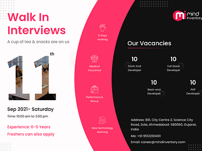 Walk In Interviews design design jobs developer jobs hiring jobs job opportunity walkin