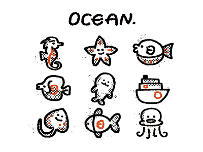 Ocean illustration