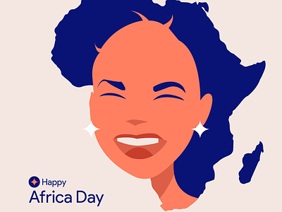 Google Womenwill Africa Day Illustration adobe illustrator illustration nigerian art vector