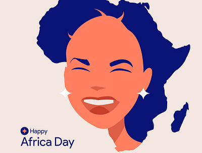 Google Womenwill Africa Day Illustration adobe illustrator illustration nigerian art vector
