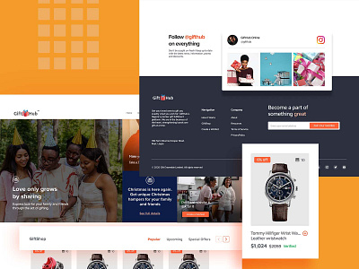 Gifthub Website Design adobe illustrator adobeillustator illustrator lagos designer nigeria ui web ui website design