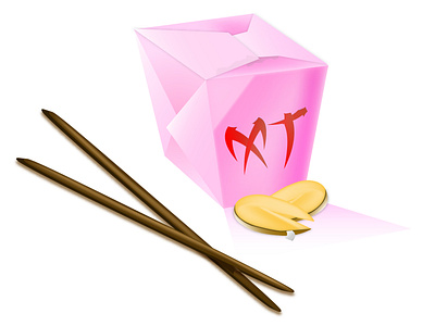 Food Box with Fortune Cookies