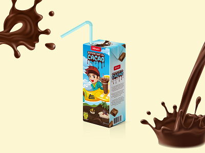 Packaging Design chocolate drink energy graphic design juice milk package design