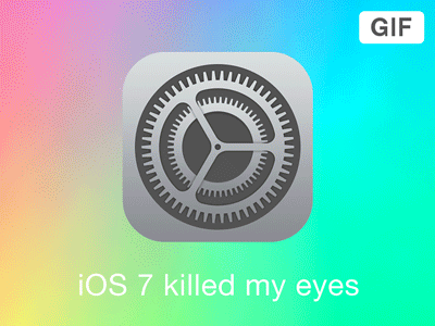 iOS 7 killed my eyes blood gif icon ios7 photoshop settings