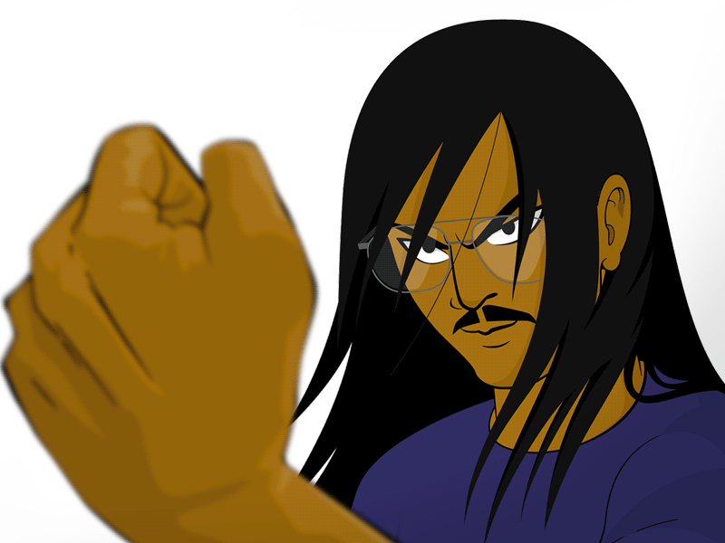 Avatar vol.4 ai avatar illustration man manga one punch