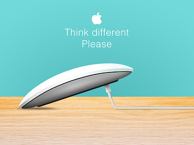 Think different vol.1 2 apple design lightning magic mouse