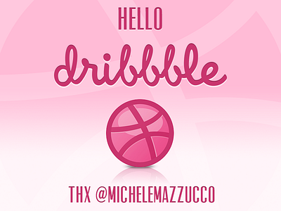 HELLO Dribbble new player thx welcome