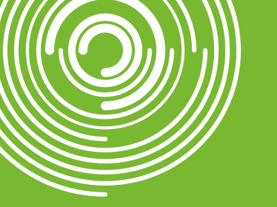 A new logo. circle green logo