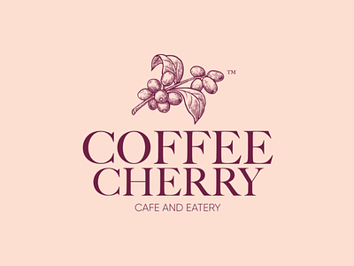 Coffee Cherry | Café and Eatery | Brand Identity brand identity branding branding design coffee coffee cherry branding eatery logo