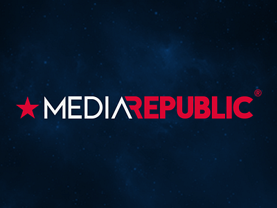 Media Republic advertising advertising agency agency branding design logo media republic star