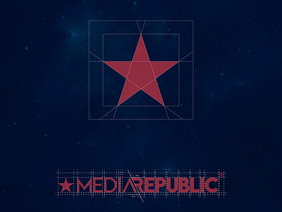 Media Republic advertising agency branding logo rebranding