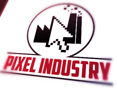 Pixel Industry Logo design industry logo mouse arrow pixel pixels webdesign