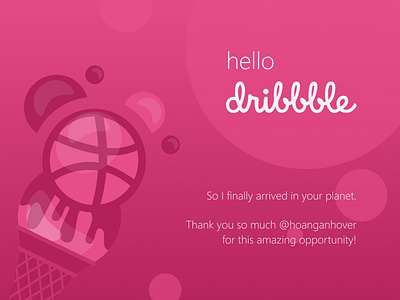 Hello, Dribbble!