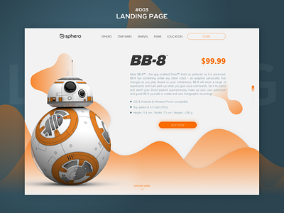 Landing Page Daily UI Challenge #3 challenge dailyui landing landingpage onepage ui uichallenge website