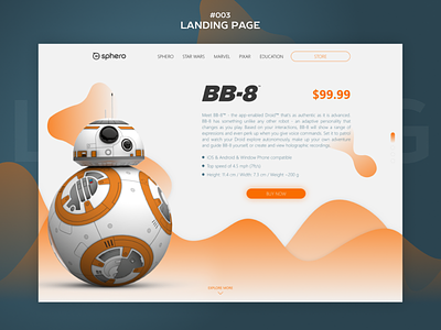 Landing Page Daily UI Challenge #3