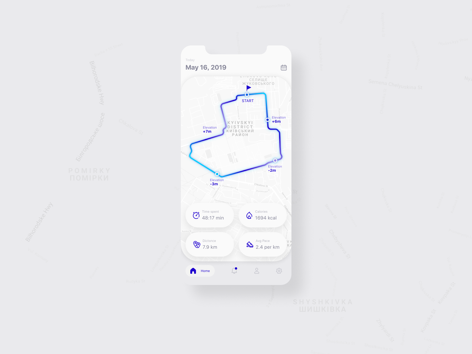 Map Daily UI Challenge by Anna Aloshyna on Dribbble