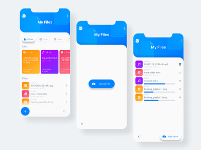 File Upload Daily UI Challenge app card challenge concept dailyui design dribbble file file manager file upload files screen ui uichallenge upload