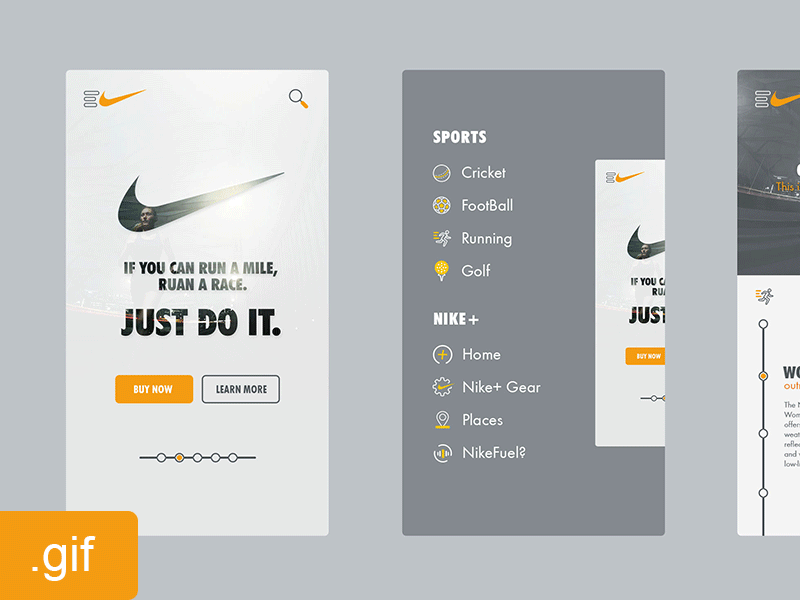 Nike - App design!