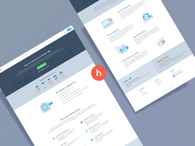 helpified education icons interface ipad template ui user interface ux web