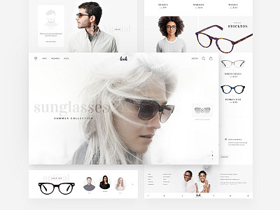 Sunglass : Web Design