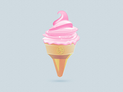 Dribbble Ice Cream dribbble ice cream dribbble icon ice cream icon