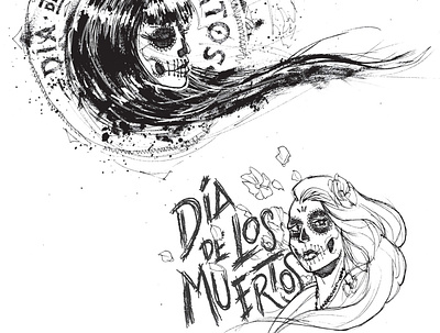 Día de los Muertos by Manny Martinez branding design fun illustration lettering logo packaging sketch type typography