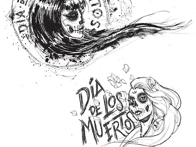 Día de los Muertos by Manny Martinez branding design fun illustration lettering logo packaging sketch type typography