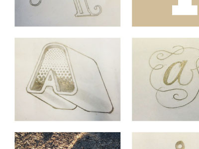 A fun hand lettering icons illustration letters logos logotype