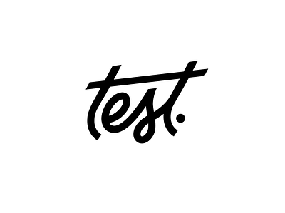 test. branding design icon logo type vector