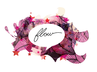 flow branding design fun hand done icon illustration logo type ui vector