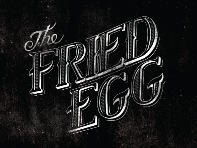 Fried Egg 3 handwritten font rebound