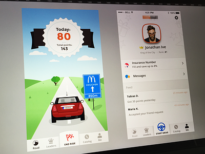 Drive that ! app free game ios mobile profile psd