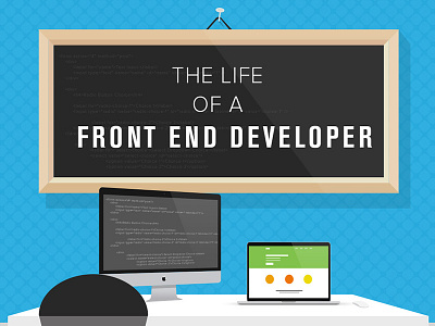 The Life of a Front End Developer / InfoGraphic data design download free psd infographic psd research sketch visual