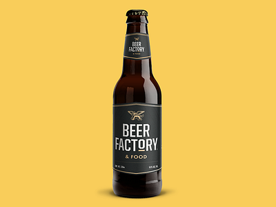 Beer Factory Beer Bottle beer beer bottle branding brewery brewing label mexico mexico city packaging restaurant seal wolf