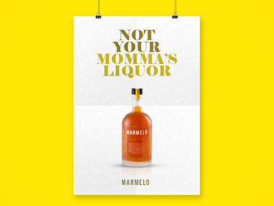 Marmelo Communication alcohol alcoholic beverage label licor liqueur liquor mexico packaging packaging design poster quince yellow