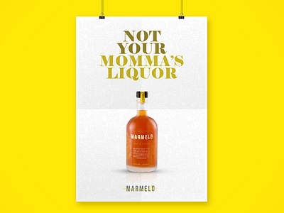 Marmelo Communication alcohol alcoholic beverage label licor liqueur liquor mexico packaging packaging design poster quince yellow