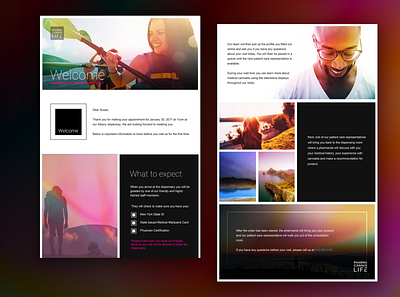 Welcome Email - Healthcare appointment branding cannabis communication email email campaign email marketing graphic design health healthcare insurance layout marketing medical social media storytelling ux