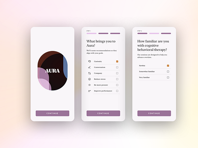 Aura, a digital therapy app