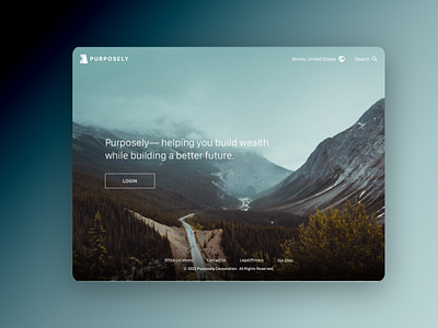 Purposely Investing Landing Page