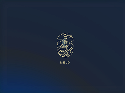 Meld Logo Concept brand concept illustration logo marketing type
