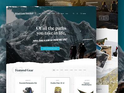 The Road Less Traveled - A Web Design Concept