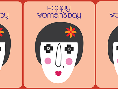 Happy women's day card