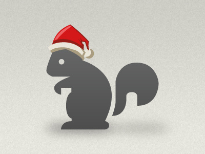 Santa Squirrel christmas santa squirrel