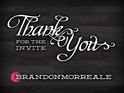 Thank You Brandon Morreale debut
