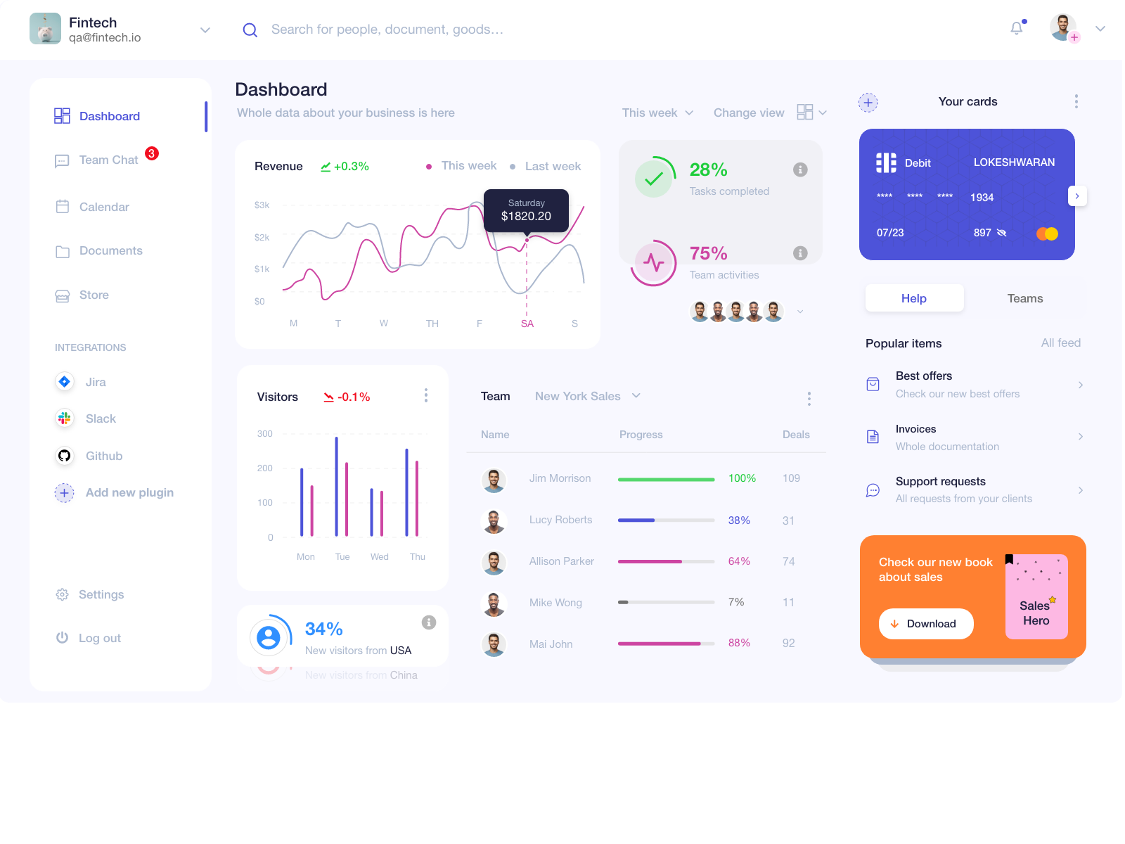 Dashboard by Lokeshwaran Rajkumar on Dribbble
